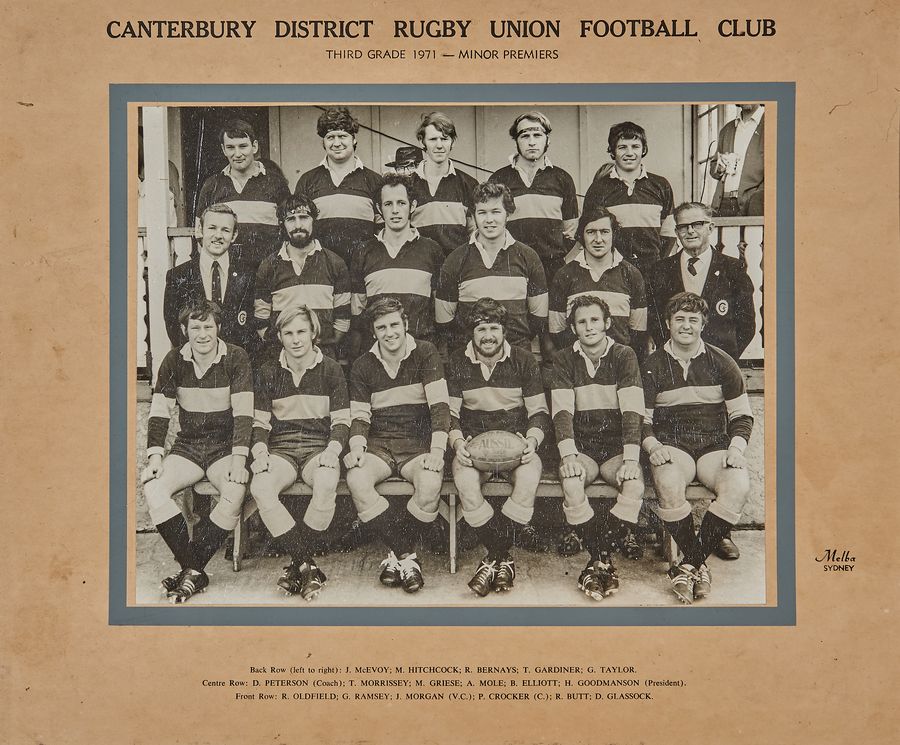 1971 - 3rd Grade - Minor Premiers team photo