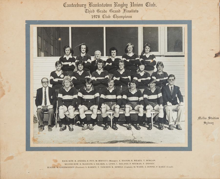 1976 - 3rd Grade - Grand Finalists, Club Champions team photo